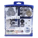 Dremel 70-Piece Multi-tool Accessory Kit with EZ SpeedClic System for Rotary Tools 2615E725JA