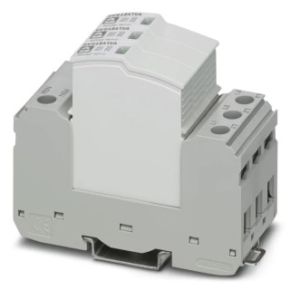 Phoenix Contact 3 Phase Surge Protector 2 kV Voltage Protection, 40kA Impulse Discharge Current, DIN Rail Mount 2905339