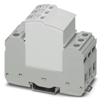 Phoenix Contact 3 Phase Surge Protector 2 kV Voltage Protection, 40kA Impulse Discharge Current, DIN Rail Mount 2905339