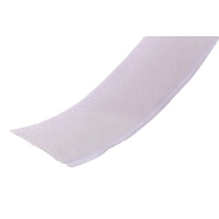 RS PRO White Adhesive Rubber Hook & Loop Tape 20mm x 5m 890-4146