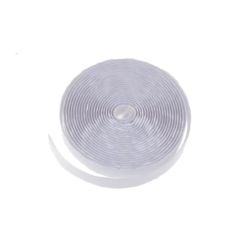 RS PRO White Adhesive Rubber Hook & Loop Tape 20mm x 5m 890-4146