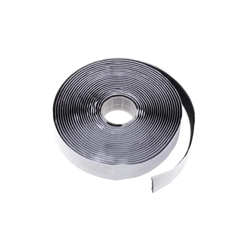 RS PRO Black Hook Tape 20mm Width x 5m Length Rubber Loop Strip 40°C Maximum Operating Temperature 890-4168