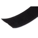 RS PRO Black Hook Tape 20mm Width x 5m Length Synthetic Rubber Hook Strip, Maximum 40°C Operating Temperature 890-4155