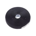 RS PRO Black Hook & Loop Tape 20mm Width 5m Length Polyamide Loop Type 100°C Max Operating Temperature 890-4225