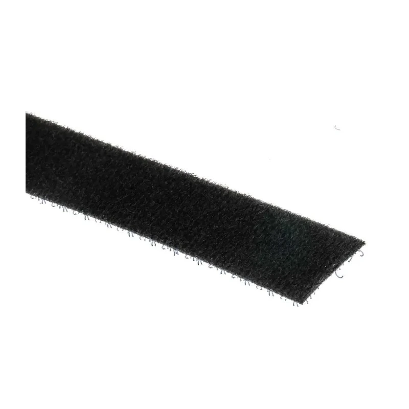 RS PRO Black Hook & Loop Tape 20 mm Width x 5 m Length, High Shear Strength 890-4159