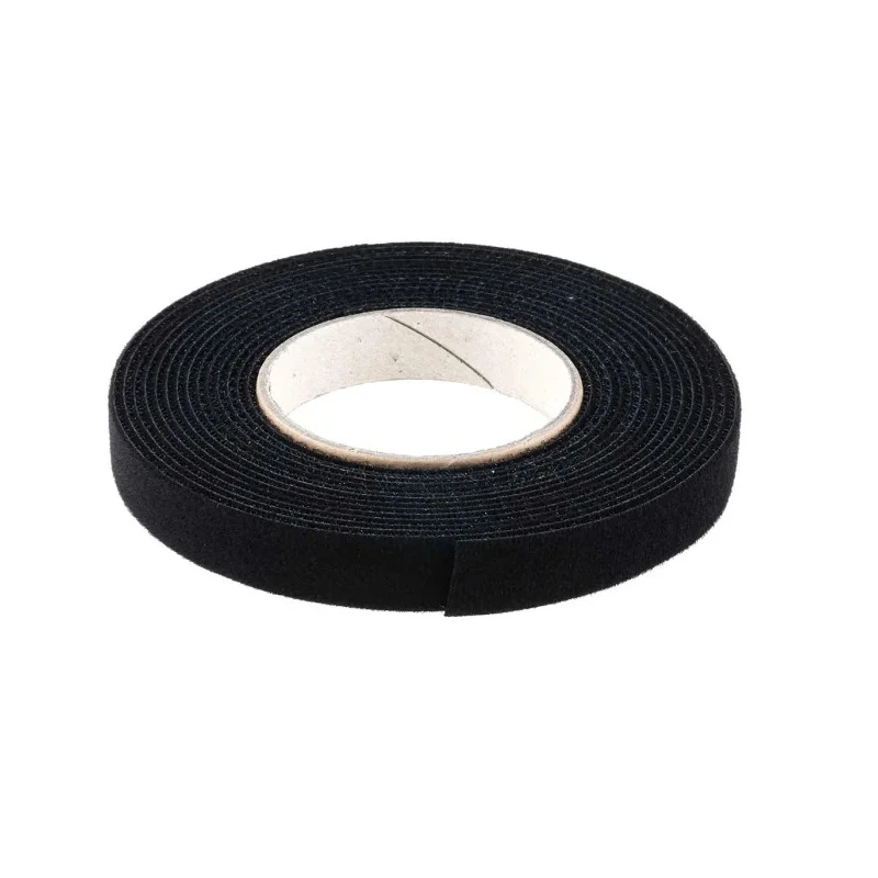 RS PRO Black Hook & Loop Tape 20 mm Width x 5 m Length, High Shear Strength 890-4159