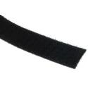RS PRO Black Hook & Loop Tape 20 mm Width x 5 m Length, High Shear Strength 890-4159