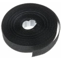 RS PRO Black Hook Tape 20 mm Width x 5 m Length Synthetic Rubber Adhesive Tape 890-4161