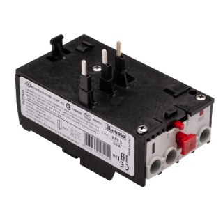 Lovato Electric RF9 Thermal Overload Relay 1 NO/1 NC, 5A Contact Rating, 3.7 kW, 690V AC, Manual Reset 11RF95