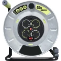 RS PRO 40m Cable Reel with 4 Socket Type G BS Sockets, 240V, 13A, HO5VV Series 889-2501