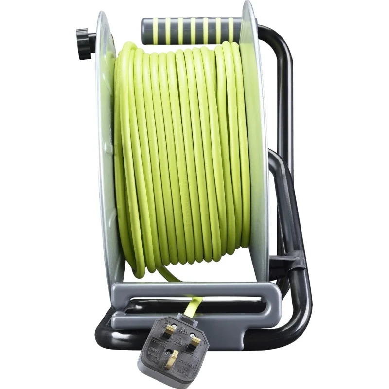 RS PRO 40m Cable Reel with 4 Socket Type G BS Sockets, 240V, 13A, HO5VV Series 889-2501