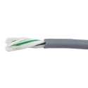 Alpha Wire Ecogen Ecoflex PUR Control Cable, 3 Cores, 2mm² 14 AWG, Unscreened, 30m, Grey Modified Polyphenylene 80052 SL005