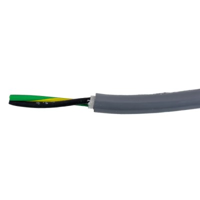 Alpha Wire Ecogen Ecoflex PUR Control Cable, 2 Cores, 0.5mm² 20 AWG, Unshielded, Grey Modified Polyphenylene 80020 SL005