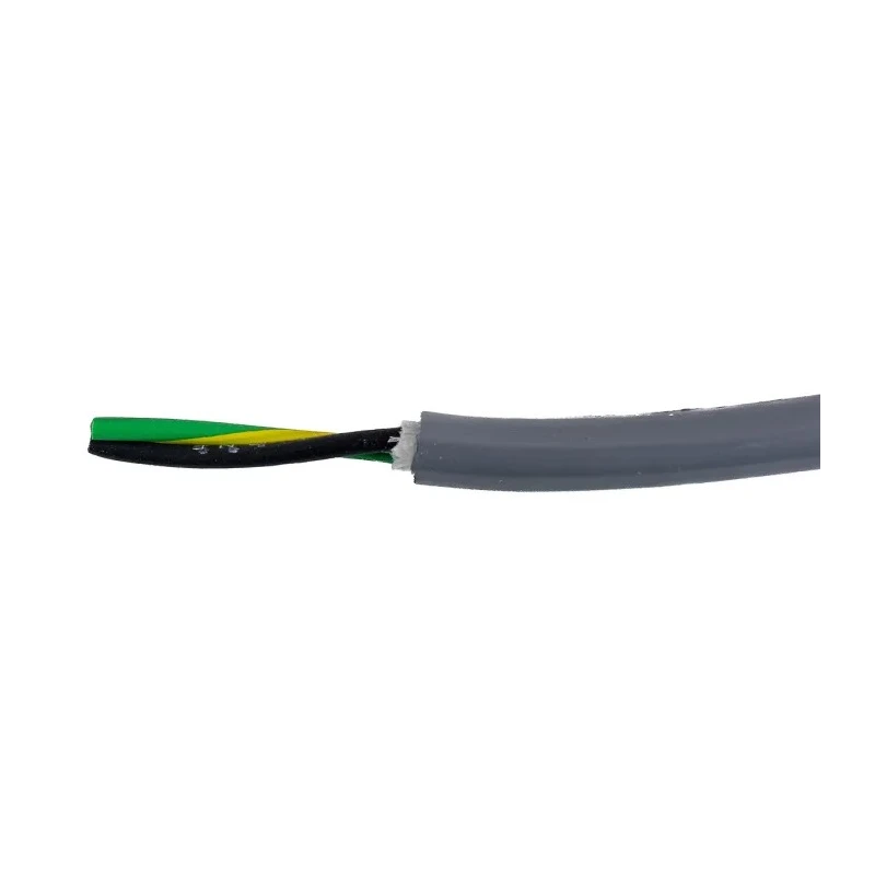 Alpha Wire Ecogen Ecoflex PUR Control Cable, 2 Cores, 0.5mm² 20 AWG, Unshielded, Grey Modified Polyphenylene 80020 SL005