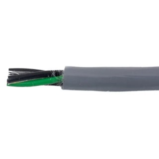 Alpha Wire Ecogen Ecoflex PUR Control Cable 4 Cores 2mm² 14 AWG Unshielded 30 m Grey Modified Polyphenylene Ether 80053 SL005