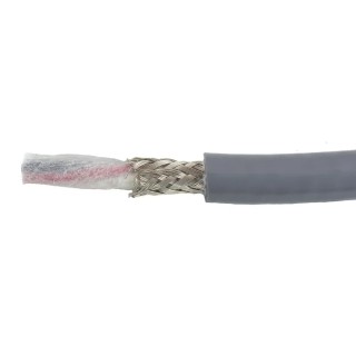 Alpha Wire Ecogen Ecoflex PUR Control Cable, 4 Cores, 0.78mm² 18 AWG, Screened, 30m, Grey Modified Polyphenylene 80134 SL005