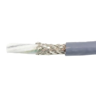 Alpha Wire Ecogen Ecoflex PUR Control Cable, 3 Cores, 0.5mm² 20 AWG, Screened, 30 m, Grey Modified Polyphenylene 80121 SL005