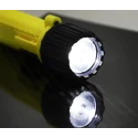RS PRO ATEX Intrinsically Safe LED Torch Yellow 157 lm Luminous Flux, IP67 Rated Waterproof, 172 mm Length 890-2995