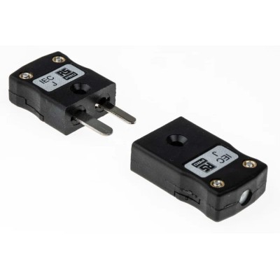 RS PRO Thermocouple Connector for Use with Type J Thermocouple IEC RoHS Compliant 891-9012