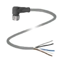 Pepperl + Fuchs Sensor Actuator Cable Female 5 way M12, Right Angle to 5 way Unterminated, 2 m Cable Length V15-W-2M-PVC