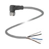 Pepperl + Fuchs Sensor Actuator Cable Female 5 Way Right Angle to 5 Way Unterminated, 10 m, Polyvinyl Chloride V15-W-10M-PVC
