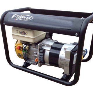 Villiers Generator Portable 2.8 kW Single Phase 3.6L Fuel Tank 48.5 kg 657x503x470 mm 891-9539