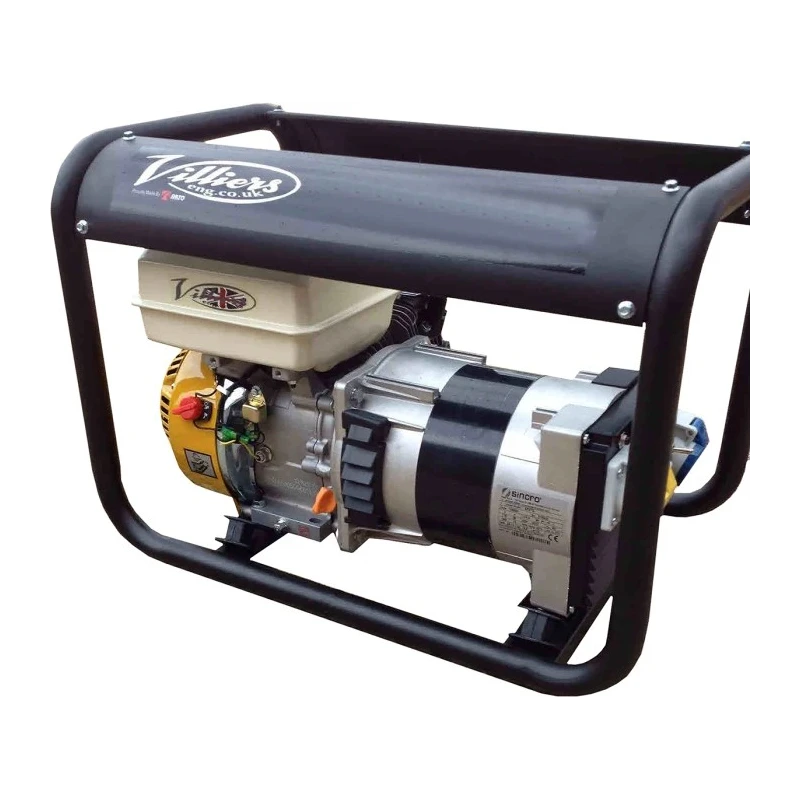 Villiers Generator Portable 2.8 kW Single Phase 3.6L Fuel Tank 48.5 kg 657x503x470 mm 891-9539