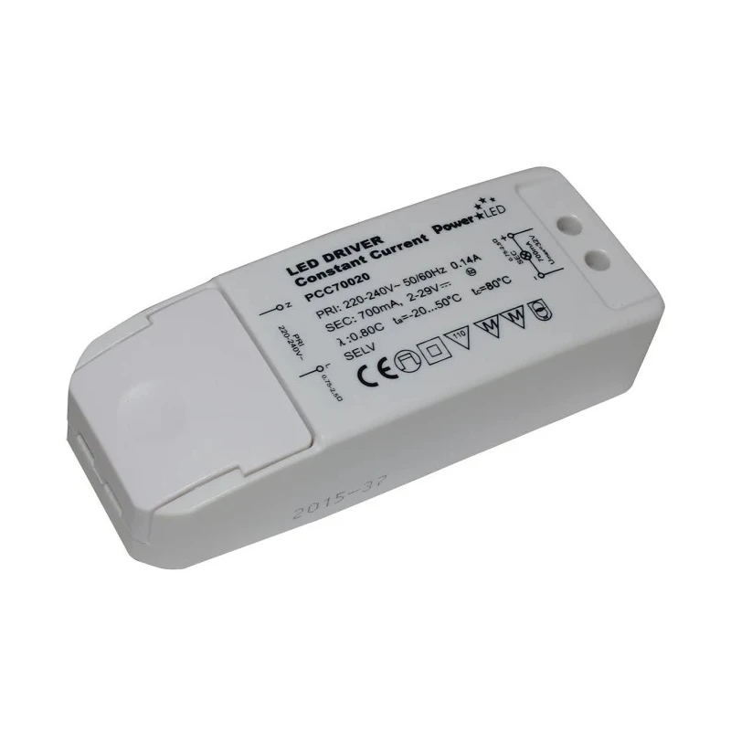 PowerLED Indoor Constant Current LED Driver Module, 1 Output, 2-29 V, 17 W, 700mA, , Surface Mount, Screw Terminal IP20