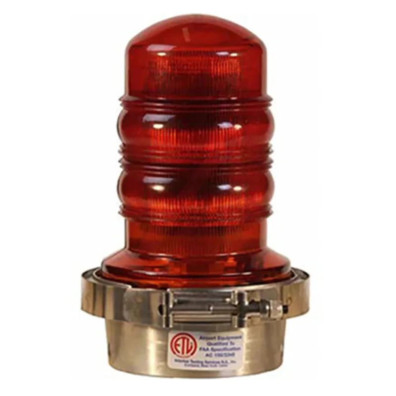 Dialight LED Beacon Steady Burn Visual Signal Light 120V AC Height 283.1mm Base Diameter 147mm 860-1R01-001