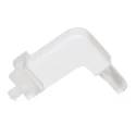Bivar Surface 1-Way Right Angle Rigid LED Light Pipe Clear 2.8 mm RLP1-400-650
