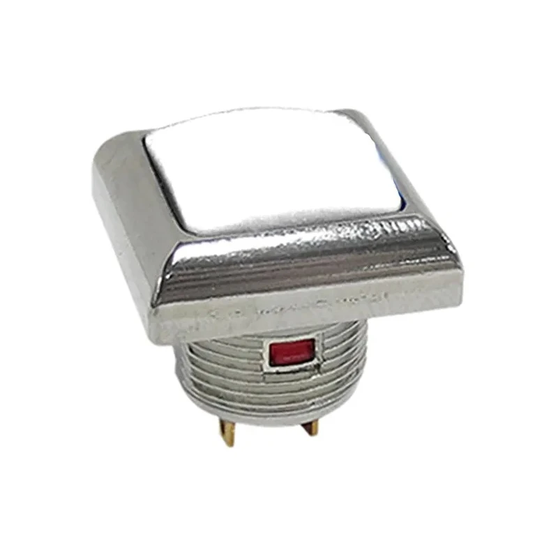 RS PRO Miniature Momentary Push Button Switch Panel Mount 13.6 mm Cutout SPST White LED IP67 250 V 891-9826