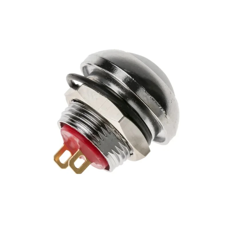 RS PRO Miniature Push Button Switch Momentary Panel Mount 13.6 mm Cutout SPST White LED IP67 250V 891-9845