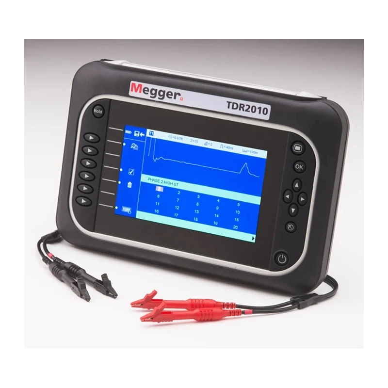 Megger Time Domain Reflectometer, USB Interface, 2 ns Max Pulse Width, ±1% Accuracy, Battery Powered TDR2010
