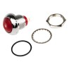 RS PRO Illuminated Miniature Push Button Switch, Momentary, Panel Mount, 13.6 mm Cutout, SPST, Yellow LED, IP67 891-9842