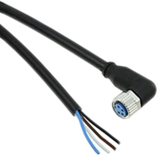 TE Connectivity Sensor Actuator Cable Female 4 Way Right Angle to Unterminated 1.5 m 24V DC 2273104-1
