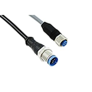 TE Connectivity Female 8 Way Straight to Male 8 Way Straight Sensor Actuator Cable 1.5m 30V AC 2273115-4