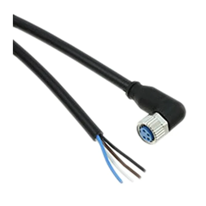 TE Connectivity Female 4 Way Right Angle to Unterminated Free End Sensor Actuator Cable 1.5m 30V AC 2273011-1