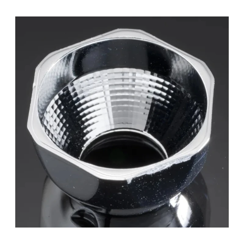 Ledil Bridget Series LED Reflector Hexagonal Aluminium Coated Polycarbonate 22.6mm Diameter C13557_BRIDGET-S-UNI