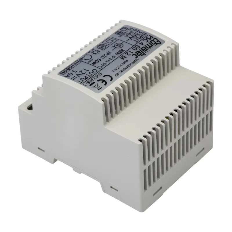 Comatec DIN Rail Power Supply 264V AC Input 12V DC, 5A Output, 60W PSC4.60.12M
