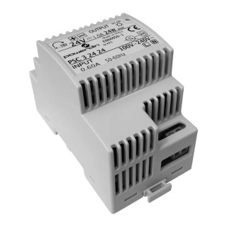 Comatec PSC DIN Rail Power Supply 230V AC Input 24V DC Output 1A 24W PSC3.24.24