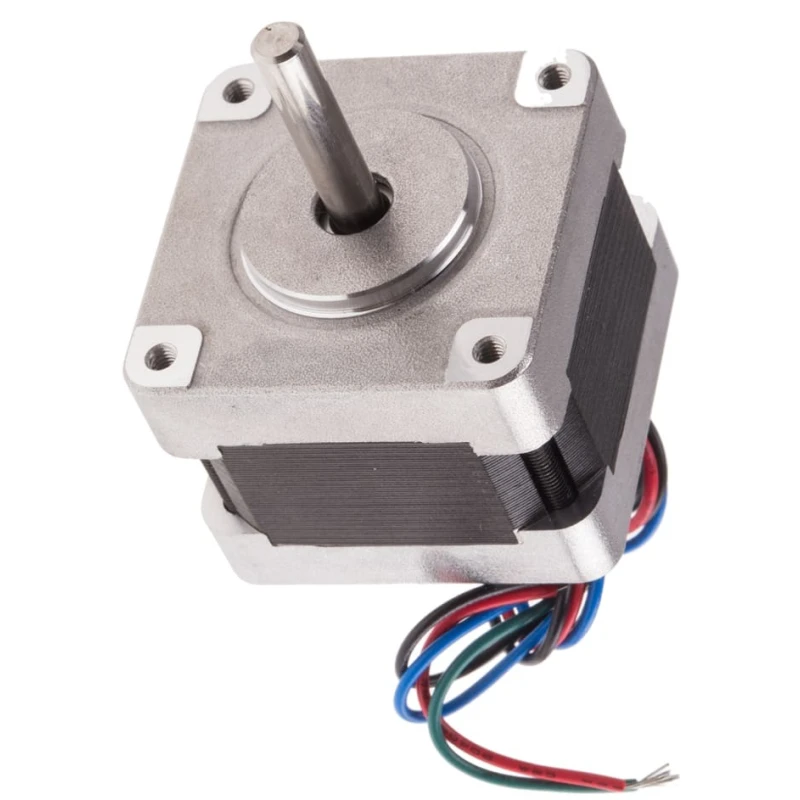 RS PRO High Torque Hybrid Stepper Motor 9V, 0.21Nm Holding Torque, 1.8° Step Angle, 39.2 x 39.2 mm Frame, 5 mm 892-8723