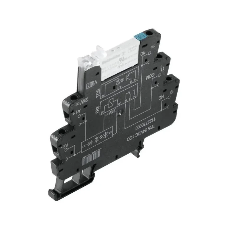 Weidmüller TRS Series Interface Relay DIN Rail Mount 24V Coil Voltage SPDT Contact Configuration 6A Switching 1122770000