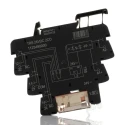 Weidmüller TRS Series Interface Relay DIN Rail Mount 24V Coil DPDT 20mA 1123490000