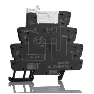 Weidmüller Interface Relay DIN Rail Mount, TRS Series, 230V AC/DC Coil, 24 V AC/DC Coil, SPDT Contact, 22mA Coil 1122850000