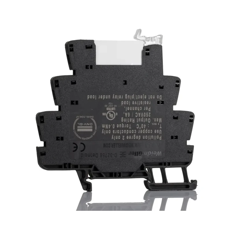 Weidmüller Interface Relay DIN Rail Mount, TRS Series, 230V AC/DC Coil, 24 V AC/DC Coil, SPDT Contact, 22mA Coil 1122850000