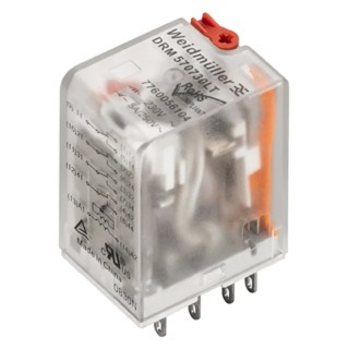 Weidmüller Panel Power Relay 115V AC Coil 5A Switching Current 4PDT DRM Series 7760056103