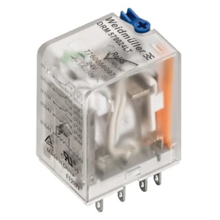 Weidmüller Panel Power Relay 24V AC Coil 5A Switching Current 4PDT DRM Series 7760056083