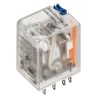 Weidmüller Panel Power Relay 24V AC Coil 5A Switching Current 4PDT DRM Series 7760056083