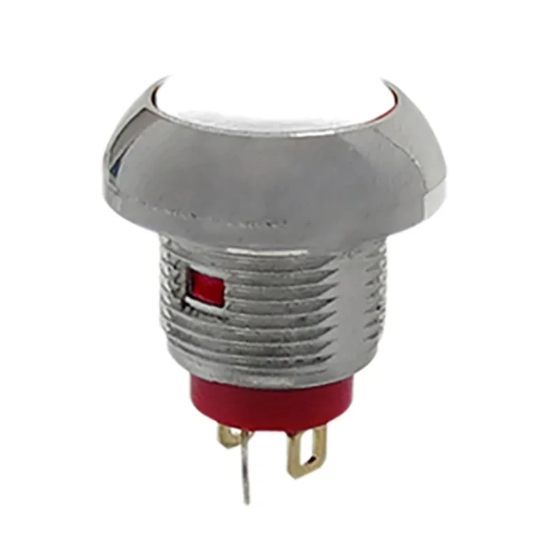RS PRO Illuminated Miniature Push Button Switch, Momentary, Panel Mount, 13.6 mm Cutout, SPST, Blue LED, IP67, 250 891-9851