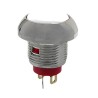 RS PRO Illuminated Miniature Push Button Switch, Momentary, Panel Mount, 13.6 mm Cutout, SPST, Blue LED, IP67, 250 891-9851